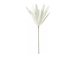 Best J-Line Flor artificial en tallo de 90x21x15 cm. Blanco