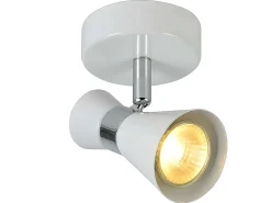 Clearance AKUNADECOR Foco -cromo Modelo Maximo Para Baño Blanco