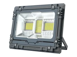 AHD Foco con panel solar proyector LED Bluetooth Toscor L Multicolor New