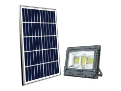 AHD Foco con panel solar proyector LED Bluetooth Toscor L Multicolor New
