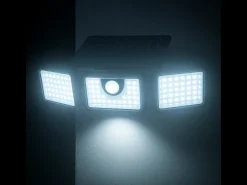 Lumisky Iluminación Exterior-Foco con sensor solar 700LM FALCON Negro