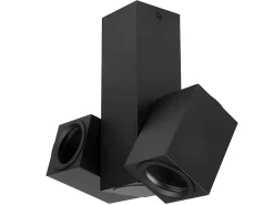 AKUNADECOR Foco De 2 Luces En Modelo Nerja Orientable De Negro New