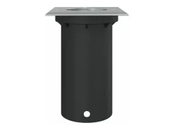 Iluminación Exterior-Foco de suelo de exterior cuadrado aluminio 10,5x10,5 cm ES902633 Negro