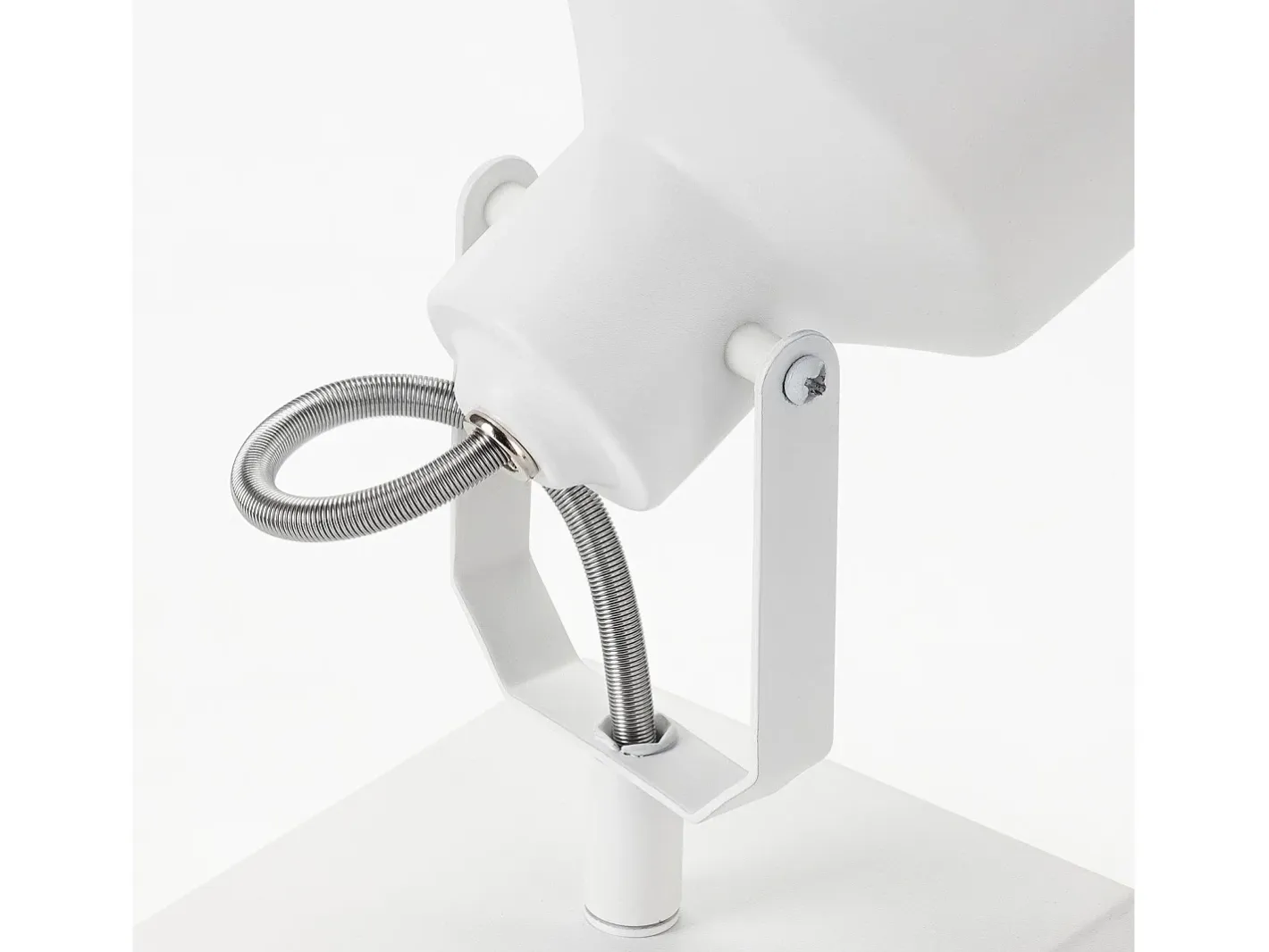 Sale NETTLIFE Foco de techo de 2 llamas orientable a 350° con casquillo E14 vintage, diseño de alta calidad en madera veteada Blanco