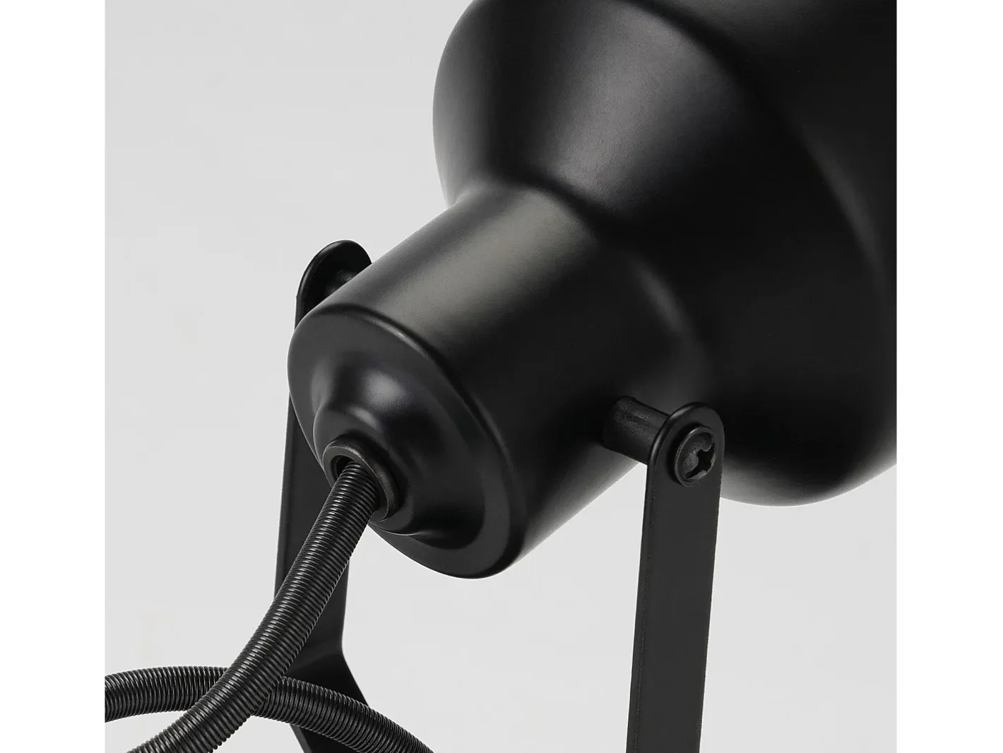 NETTLIFE Plafón-Foco de techo de 2 llamas orientable a 350° con casquillo E14 vintage, diseño de alta calidad en madera veteada Negro