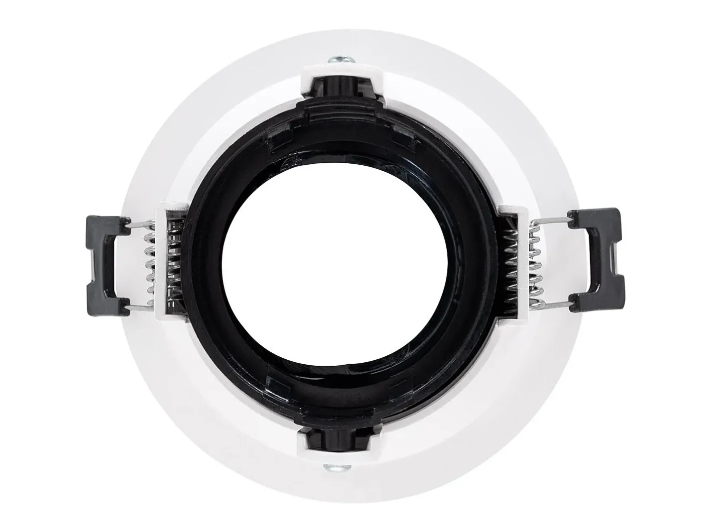 Ledkia Foco Downlight Cónico GU10 6W Corte Ø 75 mm PC Galvanizado No Flicker 4000K Blanco Neutro Negro Sale