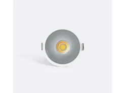 Ledkia Plafón-Foco Downlight LED 5W / 7W Cónico Areni Corte Ø 75 mm 3500K Blanco Cálido 5 W Gris