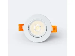 Ledkia Foco Downlight LED 7W Circular COB CRI90 Corte Ø 70 mm No Flicker 4000K Blanco Neutro Transparente Clearance