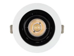 Ledkia Foco Downlight LED 12W COB Direccionable 360º Circular Corte Ø 100 mm CRI90 Expert Color No Flicker No Flicker 4000K Neutro Blanco Clearance