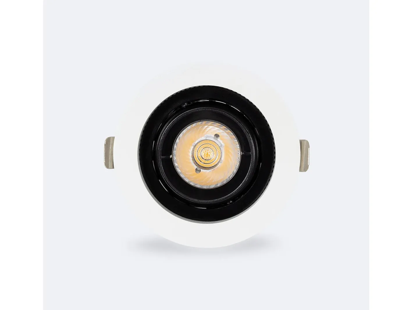 Ledkia Foco Downlight LED 7W COB Direccionable 360º Circular Corte Ø 80 mm CRI90 Expert Color No Flicker No Flicker 6000K Frío Blanco Discount