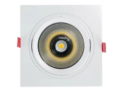 Ledkia Foco Downlight LED 15W Cuadrado Madison Corte Ø 115 mm 4000K Neutro Blanco Online