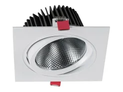 Ledkia Foco Downlight LED 15W Cuadrado Madison Corte Ø 115 mm 3000K Cálido Blanco Best