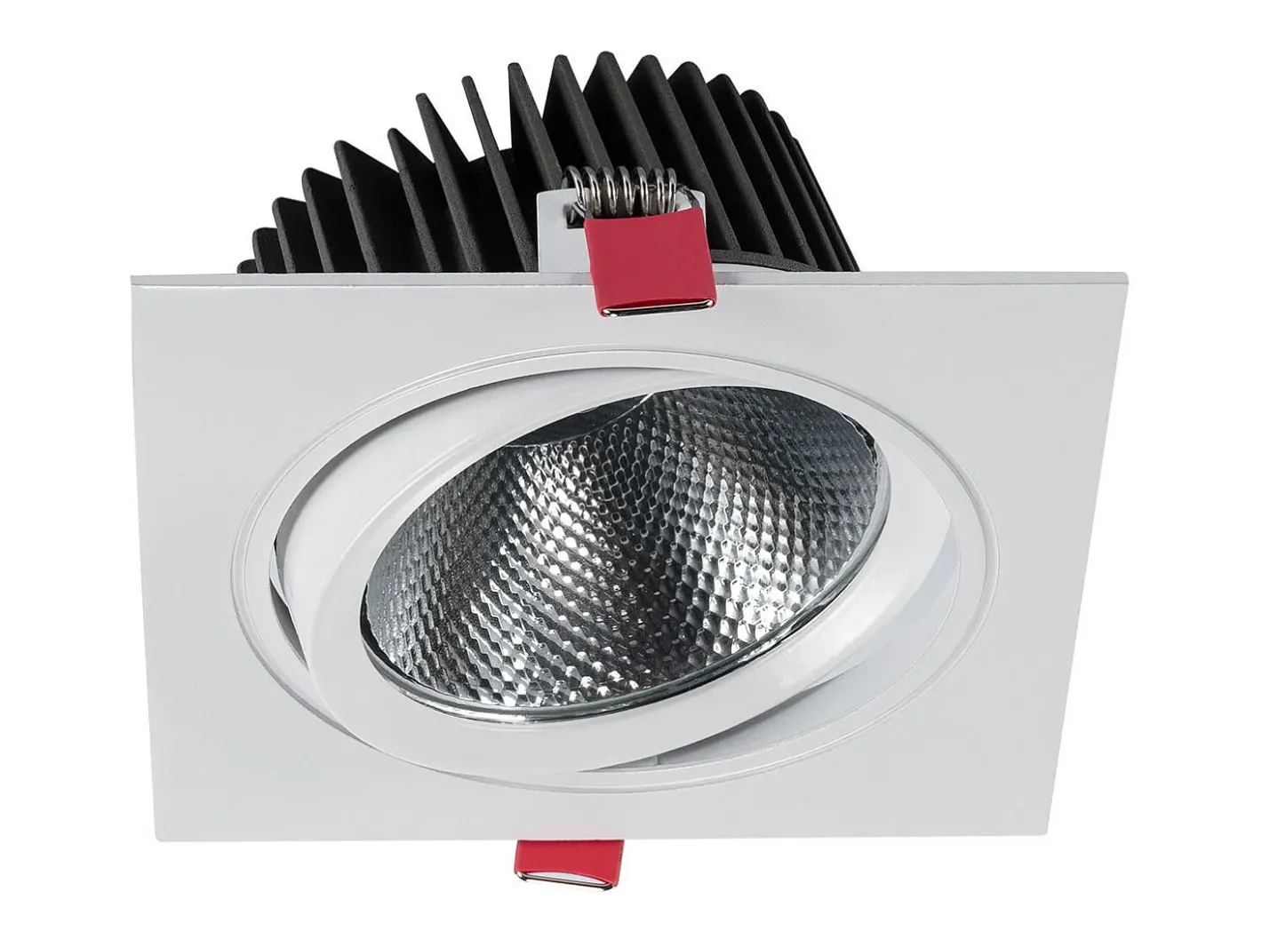 Ledkia Foco Downlight LED 15W Cuadrado Madison Corte Ø 115 mm 3000K Cálido Blanco Best