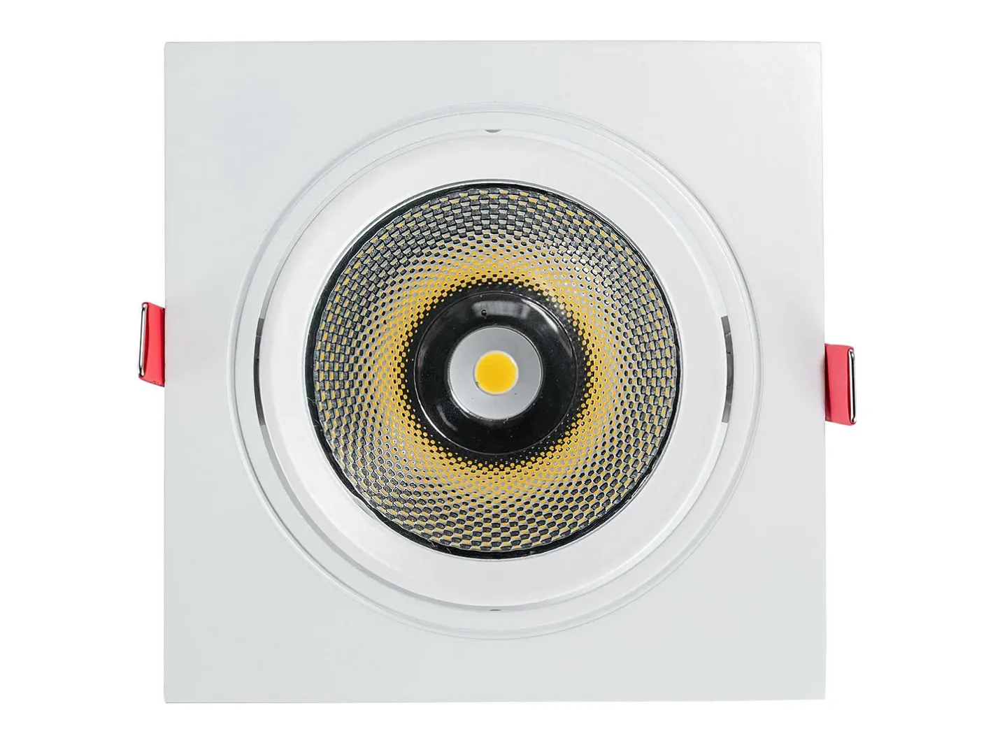 Ledkia Foco Downlight LED 15W Cuadrado Madison Corte Ø 115 mm 3000K Cálido Blanco Best