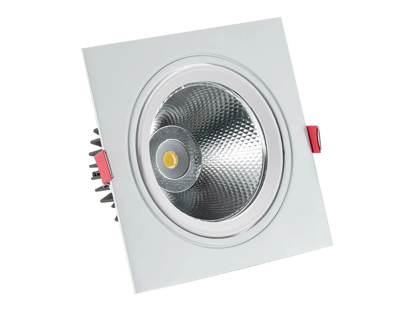 Ledkia Foco Downlight LED 15W Cuadrado Madison Corte Ø 115 mm 3000K Cálido Blanco Best
