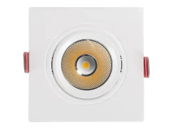 Ledkia Iluminación Exterior-Foco Downlight LED 5W Cuadrado Madison Corte Ø 75 mm 4000K Blanco Neutro Transparente