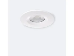 Ledkia Foco Downlight LED 5-8W Ignífugo Circular Regulable IP65 Corte Ø 65 mm Seleccionable (Cálido-Neutro) Blanco Best