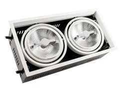 Ledkia Foco Downlight LED 30W Regulable Kardan AR111 Corte 315x165 mm No Flicker 4000K Neutro Blanco Sale