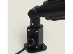 Ledkia Aplique Para Pared-Foco Exterior con Pincho Alcorisa para Bombilla E27 Negro