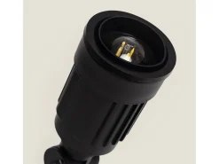 Ledkia Aplique Para Pared-Foco Exterior con Pincho Alcorisa para Bombilla E27 Negro