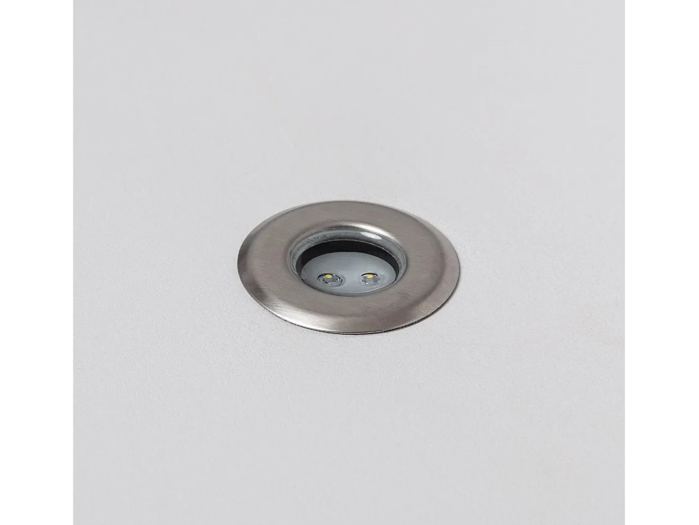 Ledkia Foco Exterior LED Empotrable Suelo Mini 3000K Blanco Cálido Gris Sale