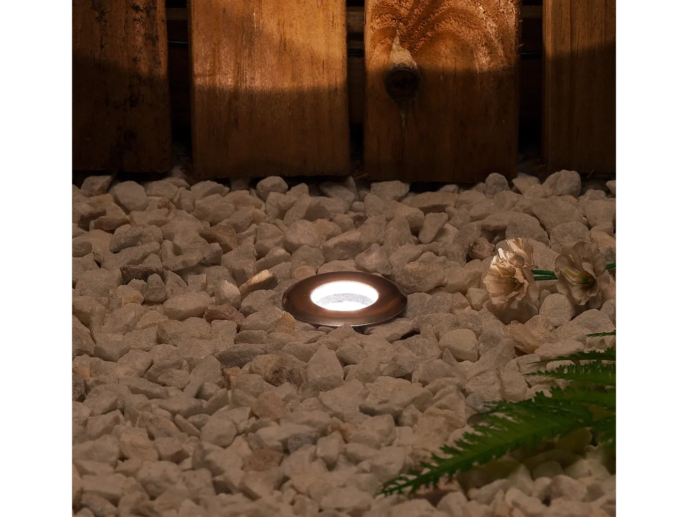 Ledkia Foco Exterior LED Empotrable Suelo Mini 3000K Blanco Cálido Gris Sale