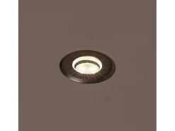 Ledkia Foco Exterior LED Empotrable Suelo Mini 3000K Blanco Cálido Gris Sale