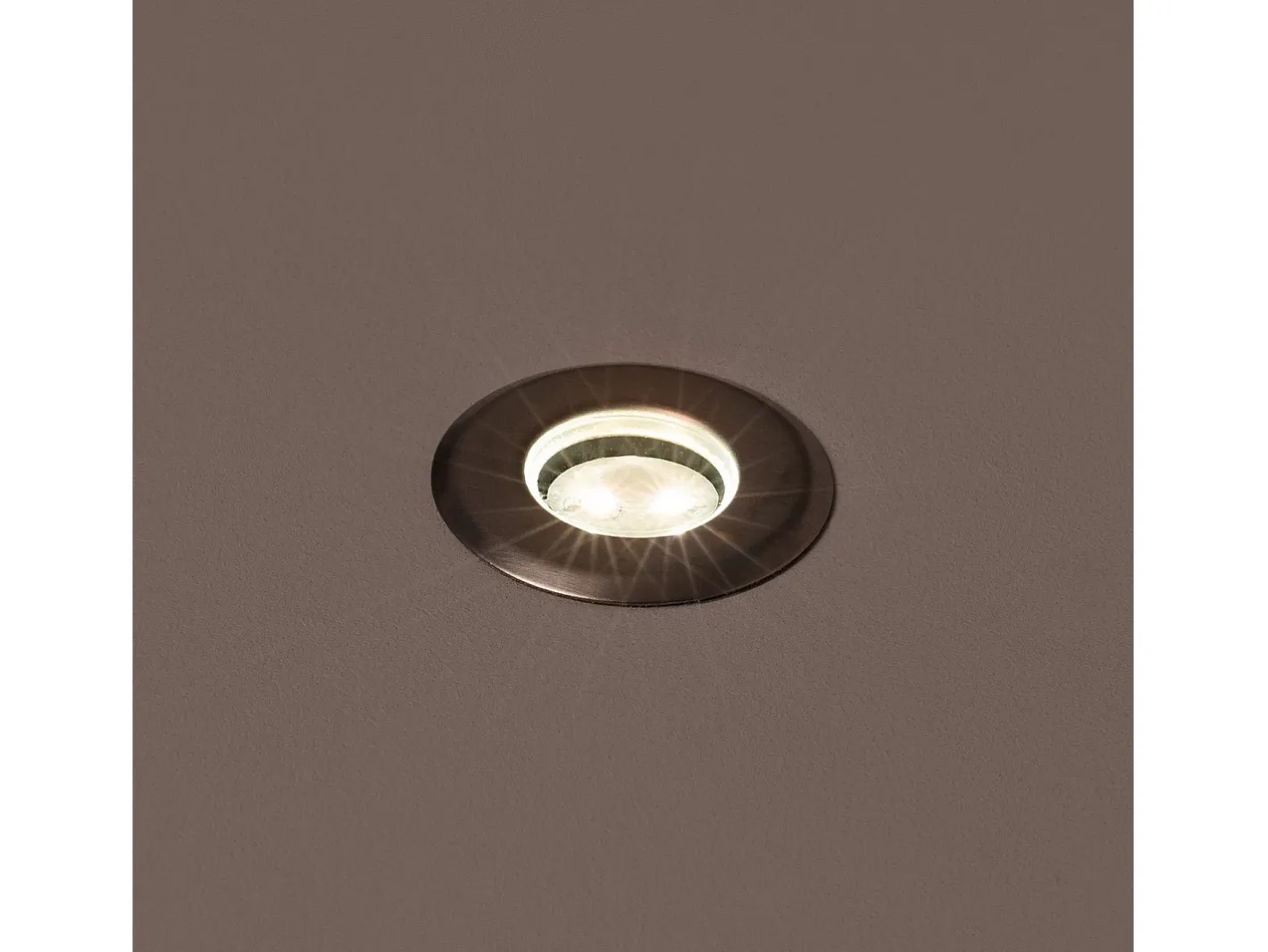 Ledkia Foco Exterior LED Empotrable Suelo Mini 3000K Blanco Cálido Gris Sale