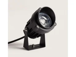 Ledkia Iluminación Exterior-Foco Exterior LED RGB 15W con Pincho Vetusta RGB Negro