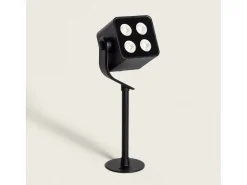 Ledkia Foco Exterior LED 11W con Pincho Attex Negro Clearance
