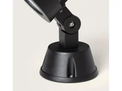 Ledkia Iluminación Exterior-Foco Exterior LED 3W con Pincho Argo 3000K Blanco Cálido Negro