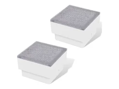 Clearance Foco LED empotrable para el exterior, 100 x 100 x 68 mm ES211295 Blanco