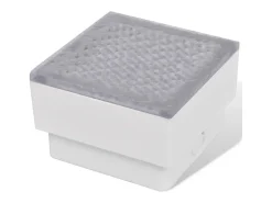 Clearance Foco LED empotrable para el exterior, 100 x 100 x 68 mm ES211295 Blanco