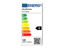 Sale Foco LED exterior , 230 V, 10 W, 4000 K, cubierta lechosa, 950 lm, 89 x 62 x 25,5 mm Negro