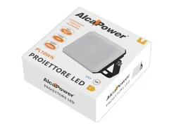 Sale Foco LED exterior , 230 V, 10 W, 4000 K, cubierta lechosa, 950 lm, 89 x 62 x 25,5 mm Negro