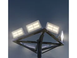 Foco LED para exterior Beneito & Faure Polaris 200W CCT IP65 120° - 3000K/4000K/5000K - mate Blanco Sale
