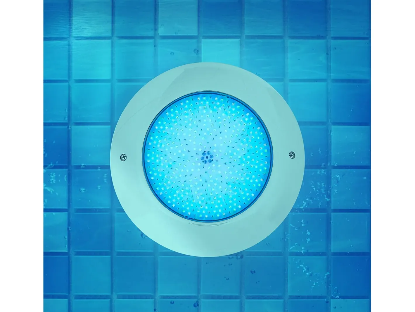 Ledkia Foco Piscina Superficie LED RGBW Sumergible 12V DC IP68 Acero Inoxidable 20W Sí RGBW Plateado