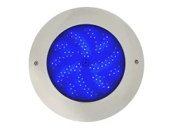 Ledkia Foco Piscina Superficie LED RGBW Sumergible 12V DC IP68 Acero Inoxidable 20W Sí RGBW Plateado