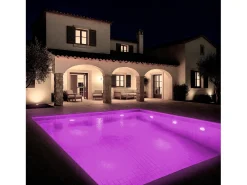 Discount Ledkia Foco Piscina Superficie LED RGBW Sumergible 12V DC IP68 Acero Inoxidable 12W RGBW Gris
