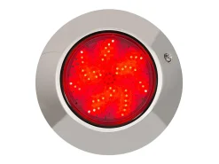 Discount Ledkia Foco Piscina Superficie LED RGBW Sumergible 12V DC IP68 Acero Inoxidable 12W RGBW Gris