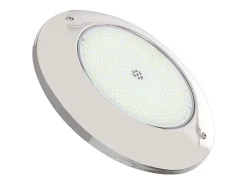 New Ledkia Foco Piscina Superficie LED Sumergible 12V AC/DC Acero Inoxidable IP68 35W 6000K Blanco Frío Plateado