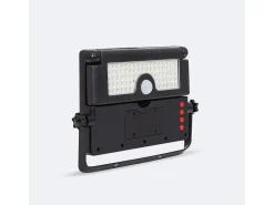 Online Ledkia Foco Proyector LED Solar Murat 6W IP54 con Sensor de Movimiento PIR y Crepuscular 4000K Blanco Neutro Negro