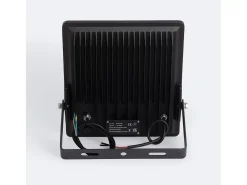 Ledkia Foco Proyector LED 150W 170 lm/W IP65 ELEGANCE Slim PRO 3000K 90º Blanco Cálido Negro