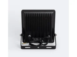 Ledkia Foco Proyector LED 100W 170 lm/W IP65 ELEGANCE Slim PRO 3000K 120º Blanco Cálido Negro Clearance