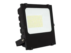 Ledkia Iluminación Exterior-Foco Proyector LED 100W 145 lm/W IP65 HE PRO Regulable 6000K Blanco Frío Negro