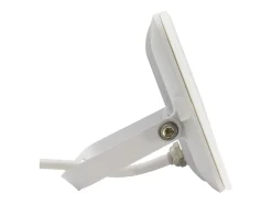 Discount Ledkia Foco Proyector LED 20W 120 lm/W IP65 Slim Cristal Blanco 3000K Blanco Cálido Negro