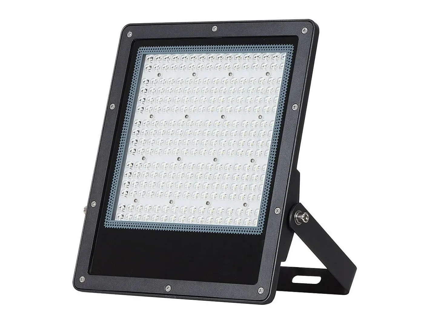 Ledkia Iluminación Exterior-Foco Proyector LED 150W Regulable 0-10V 170 lm/W IP65 ELEGANCE Slim PRO 3000K Asimétrica 120ºx50º Blanco Cálido Negro