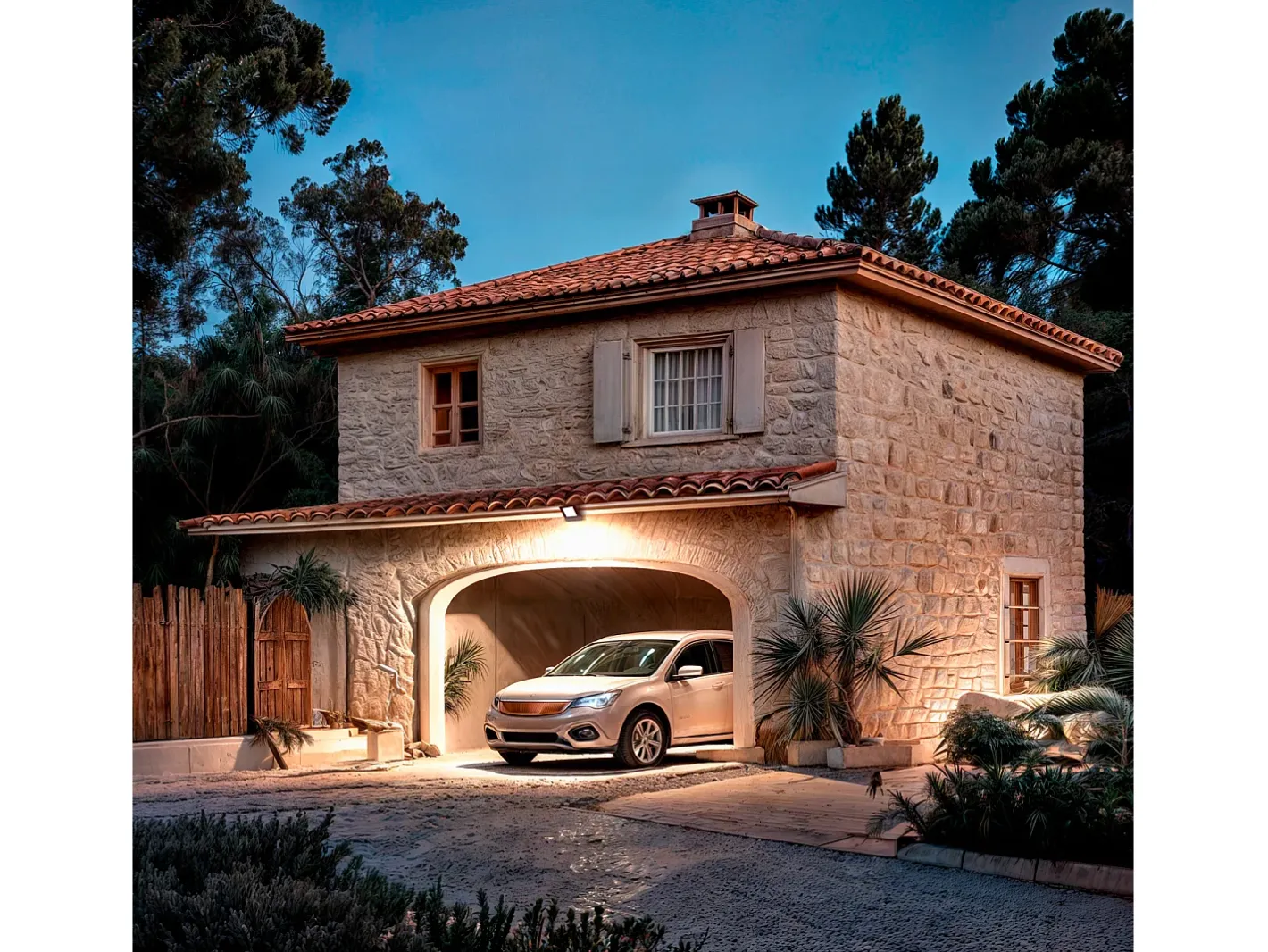 Ledkia Iluminación Exterior-Foco Proyector LED 50W Regulable 0-10V 170 lm/W IP65 ELEGANCE Slim PRO 3000K 120º Blanco Cálido Negro