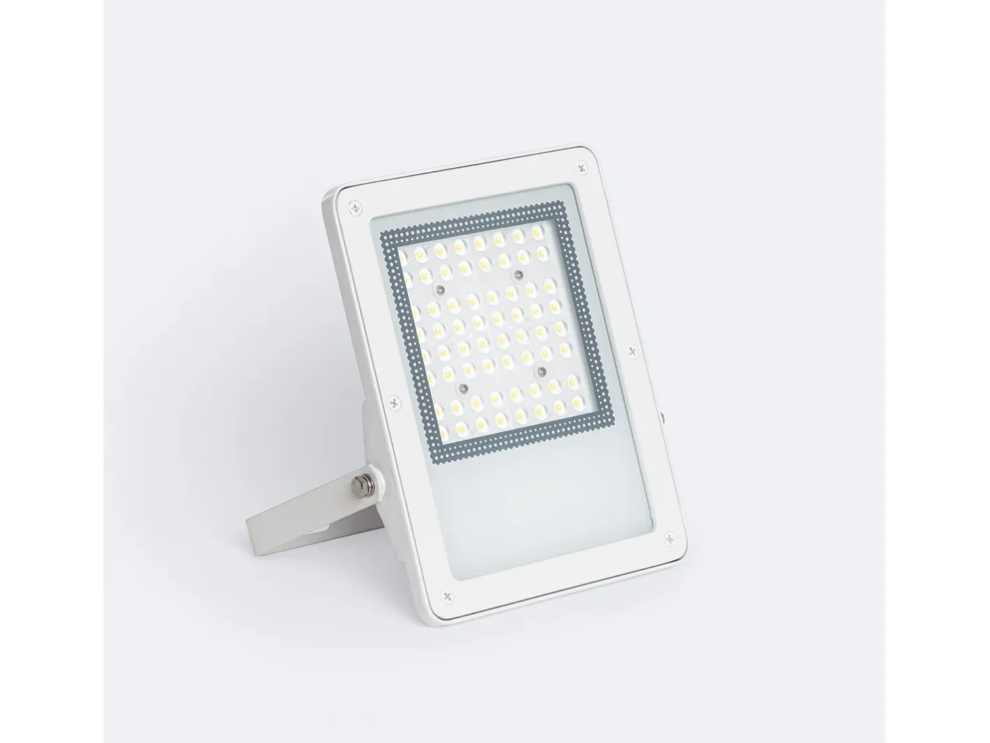 New Ledkia Foco Proyector LED 50W Regulable 0-10V 170 lm/W IP65 ELEGANCE Slim PRO 4000K 120º Neutro Blanco