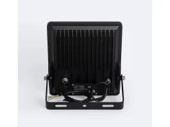 Ledkia Foco Proyector LED 100W Regulable 0-10V 170 lm/W IP65 ELEGANCE Slim PRO 3000K 30º Blanco Cálido Negro